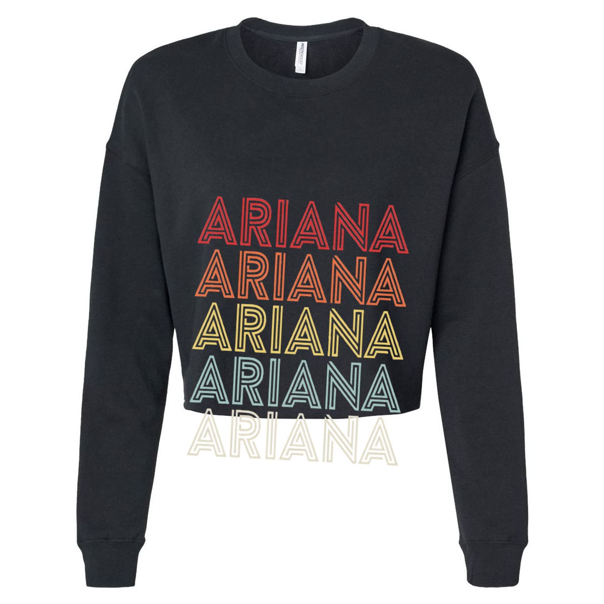 Ariana Name Ariana Retro Golf Towel