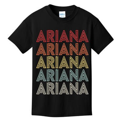 Ariana Name Ariana Retro Kids T-Shirt