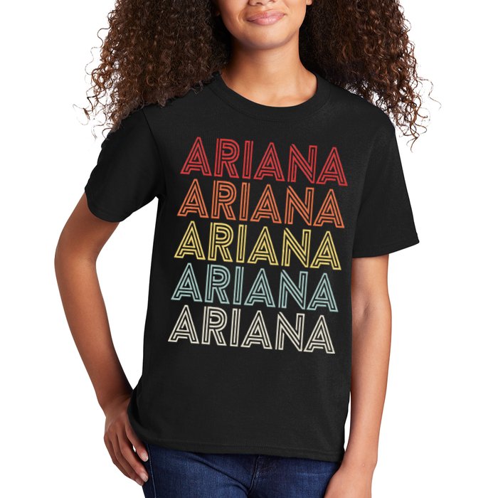 Ariana Name Ariana Retro Kids T-Shirt