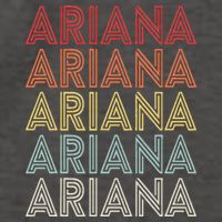 Ariana Name Ariana Retro Vector Backpack