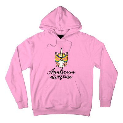 Aunticorn Normal Aunt But Awesome Christmas Gift Hoodie