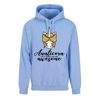 Aunticorn Normal Aunt But Awesome Christmas Gift Unisex Surf Hoodie