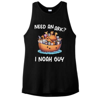 Anime Need An Ark I Noah Guy Christian Funny Gifts Animal Ladies PosiCharge Tri-Blend Wicking Tank