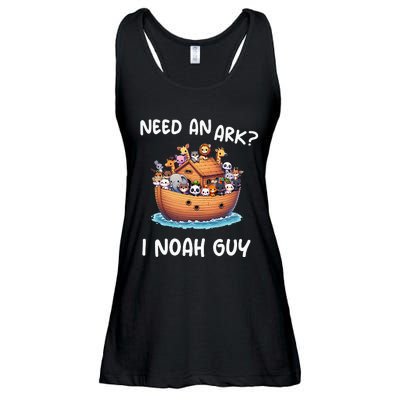 Anime Need An Ark I Noah Guy Christian Funny Gifts Animal Ladies Essential Flowy Tank