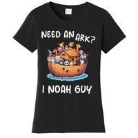 Anime Need An Ark I Noah Guy Christian Funny Gifts Animal Women's T-Shirt