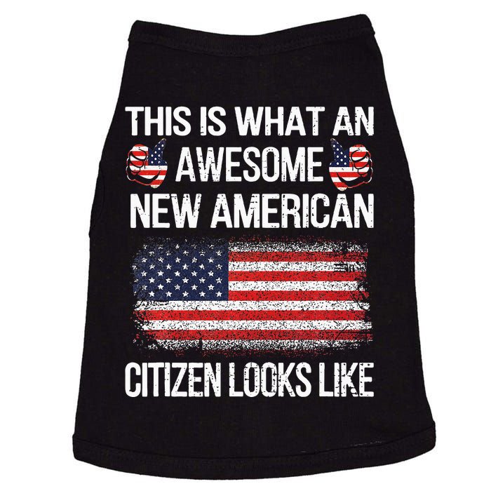 Awesome New American Flag Us Citizenship Usa Us Citizen Doggie Tank