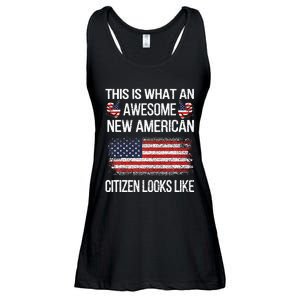 Awesome New American Flag Us Citizenship Usa Us Citizen Ladies Essential Flowy Tank