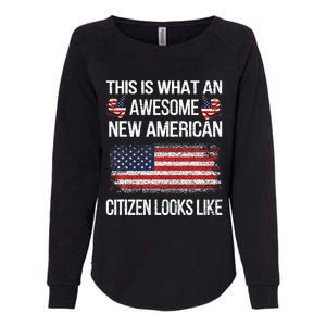 Awesome New American Flag Us Citizenship Usa Us Citizen Womens California Wash Sweatshirt