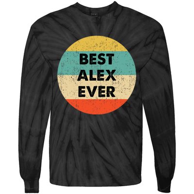 Alex Name Tie-Dye Long Sleeve Shirt