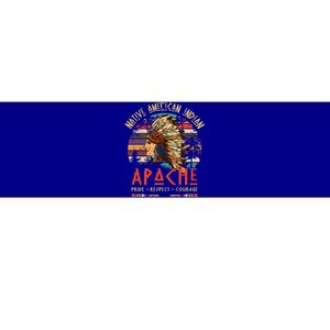 Apache Native American Indian Pride Indigenous Tribe Gift Bumper Sticker