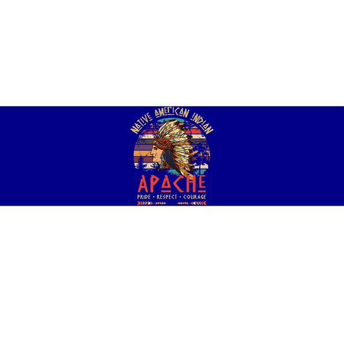 Apache Native American Indian Pride Indigenous Tribe Gift Bumper Sticker