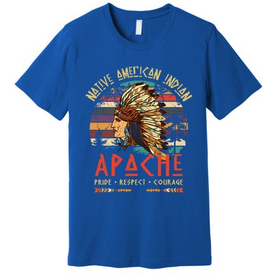 Apache Native American Indian Pride Indigenous Tribe Gift Premium T-Shirt