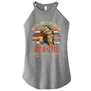 Apache Native American Indian Pride Indigenous Tribe Gift Women’s Perfect Tri Rocker Tank