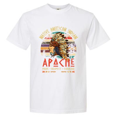 Apache Native American Indian Pride Indigenous Tribe Gift Garment-Dyed Heavyweight T-Shirt