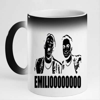 A Night At The Roxbury Movie SNL Emilioooooo Funny 11oz Black Color Changing Mug