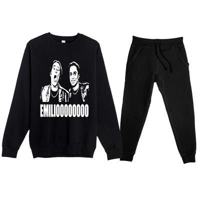 A Night At The Roxbury Movie SNL Emilioooooo Funny Premium Crewneck Sweatsuit Set