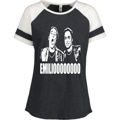 A Night At The Roxbury Movie SNL Emilioooooo Funny Enza Ladies Jersey Colorblock Tee