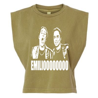 A Night At The Roxbury Movie SNL Emilioooooo Funny Garment-Dyed Women's Muscle Tee