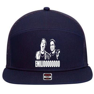 A Night At The Roxbury Movie SNL Emilioooooo Funny 7 Panel Mesh Trucker Snapback Hat