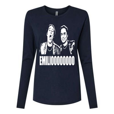 A Night At The Roxbury Movie SNL Emilioooooo Funny Womens Cotton Relaxed Long Sleeve T-Shirt