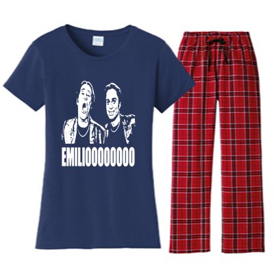 A Night At The Roxbury Movie SNL Emilioooooo Funny Women's Flannel Pajama Set