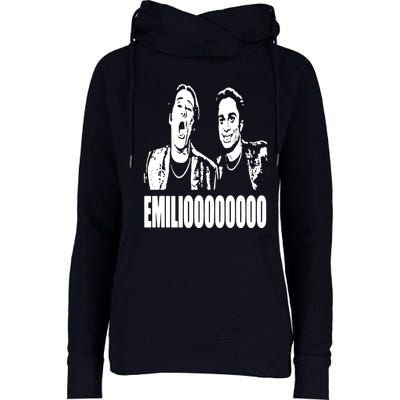 A Night At The Roxbury Movie SNL Emilioooooo Funny Womens Funnel Neck Pullover Hood