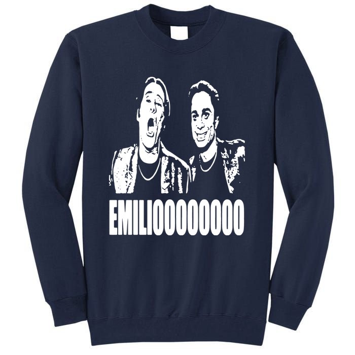 A Night At The Roxbury Movie SNL Emilioooooo Funny Tall Sweatshirt