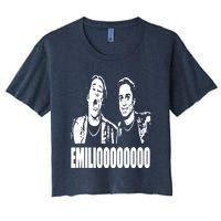 A Night At The Roxbury Movie SNL Emilioooooo Funny Women's Crop Top Tee