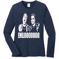 A Night At The Roxbury Movie SNL Emilioooooo Funny Ladies Long Sleeve Shirt