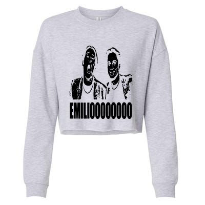 A Night At The Roxbury Movie SNL Emilioooooo Funny Cropped Pullover Crew