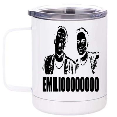 A Night At The Roxbury Movie SNL Emilioooooo Funny 12 oz Stainless Steel Tumbler Cup