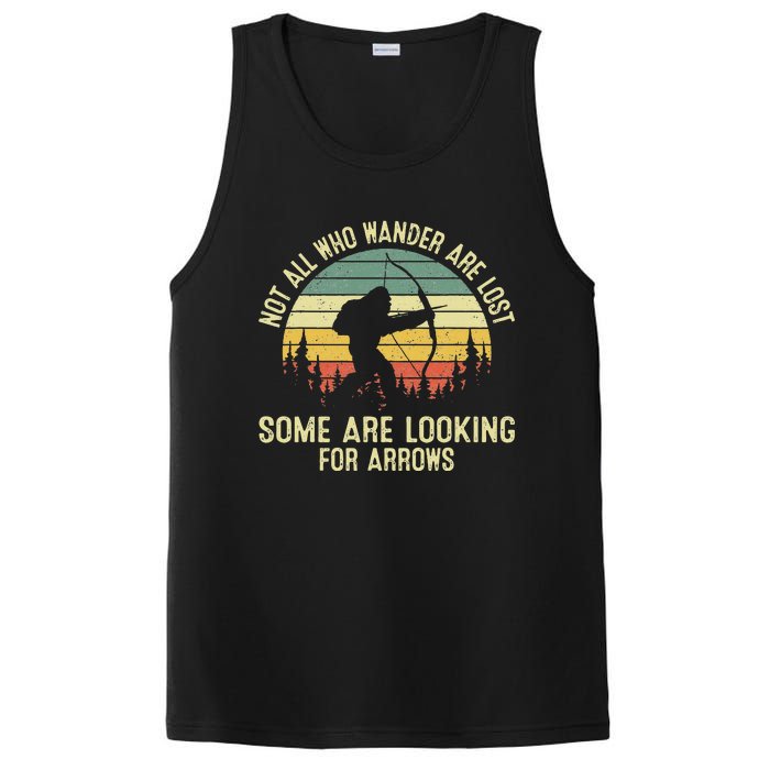 Archery Not All Wander Are Lost Arrows Bigfoot PosiCharge Competitor Tank