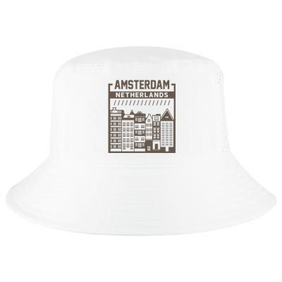 Amsterdam Netherlands Cool Comfort Performance Bucket Hat