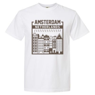 Amsterdam Netherlands Garment-Dyed Heavyweight T-Shirt