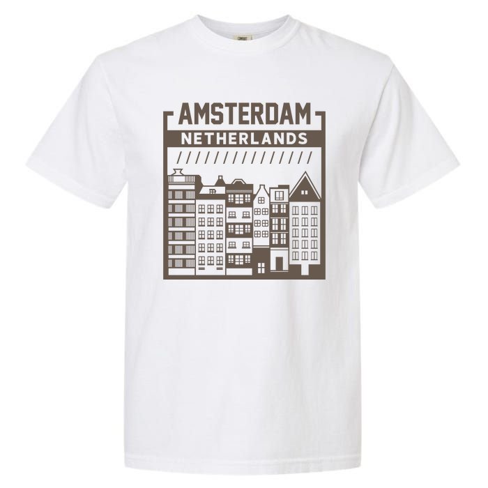 Amsterdam Netherlands Garment-Dyed Heavyweight T-Shirt