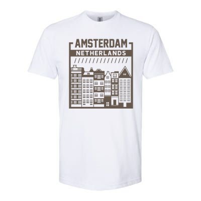 Amsterdam Netherlands Softstyle® CVC T-Shirt