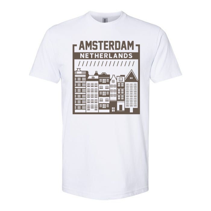 Amsterdam Netherlands Softstyle CVC T-Shirt