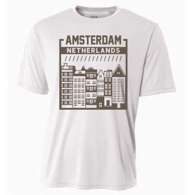 Amsterdam Netherlands Cooling Performance Crew T-Shirt