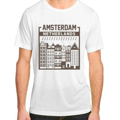 Amsterdam Netherlands Adult ChromaSoft Performance T-Shirt