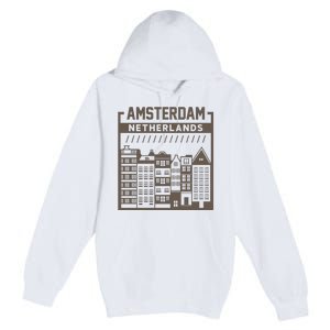 Amsterdam Netherlands Premium Pullover Hoodie