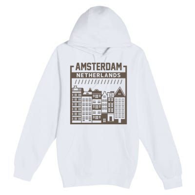 Amsterdam Netherlands Premium Pullover Hoodie