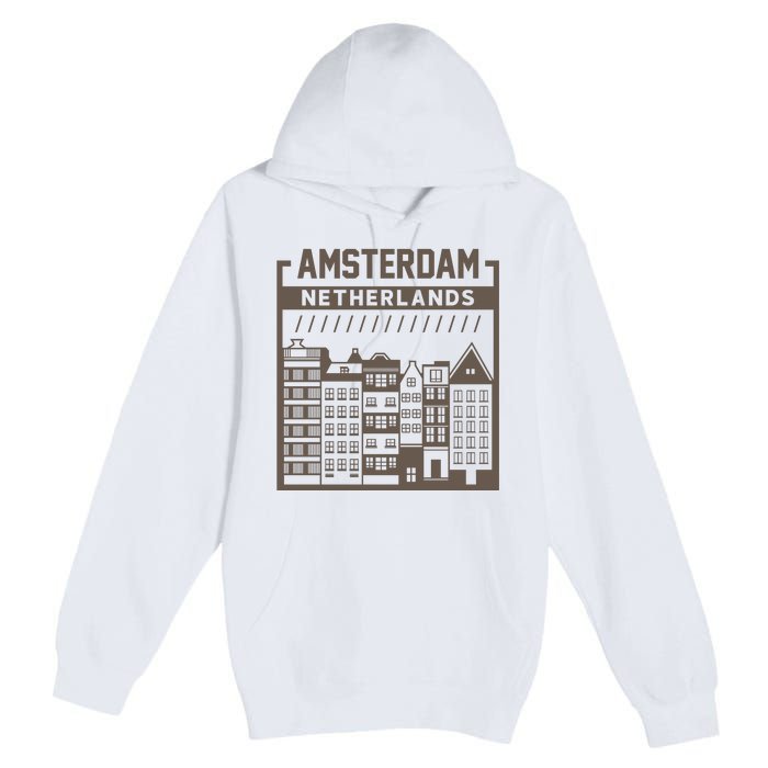 Amsterdam Netherlands Premium Pullover Hoodie