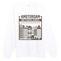 Amsterdam Netherlands Premium Crewneck Sweatshirt