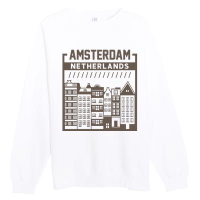 Amsterdam Netherlands Premium Crewneck Sweatshirt