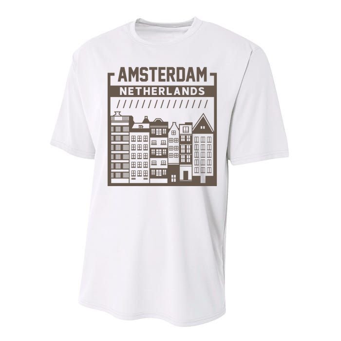 Amsterdam Netherlands Performance Sprint T-Shirt