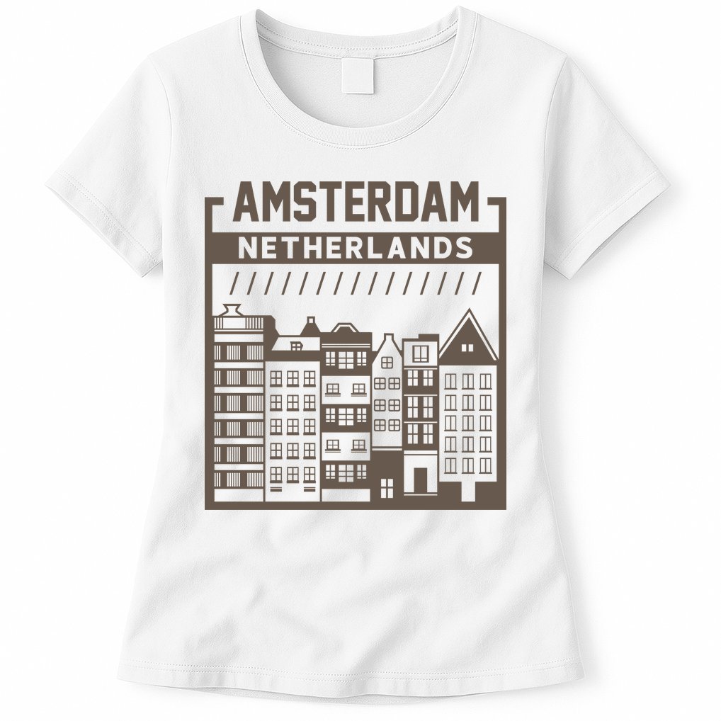 Amsterdam Netherlands Womens T-Shirt