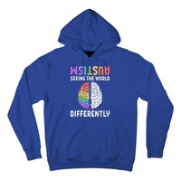 Autism Neurodiversity Autism Seeing The World Differently Meaningful Gift Hoodie