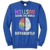 Autism Neurodiversity Autism Seeing The World Differently Meaningful Gift Sweatshirt