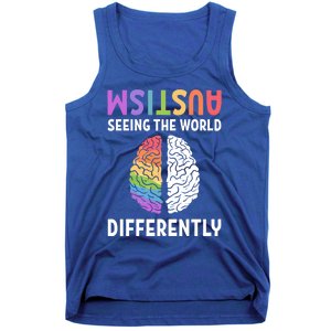 Autism Neurodiversity Autism Seeing The World Differently Meaningful Gift Tank Top