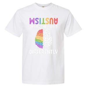 Autism Neurodiversity Autism Seeing The World Differently Meaningful Gift Garment-Dyed Heavyweight T-Shirt